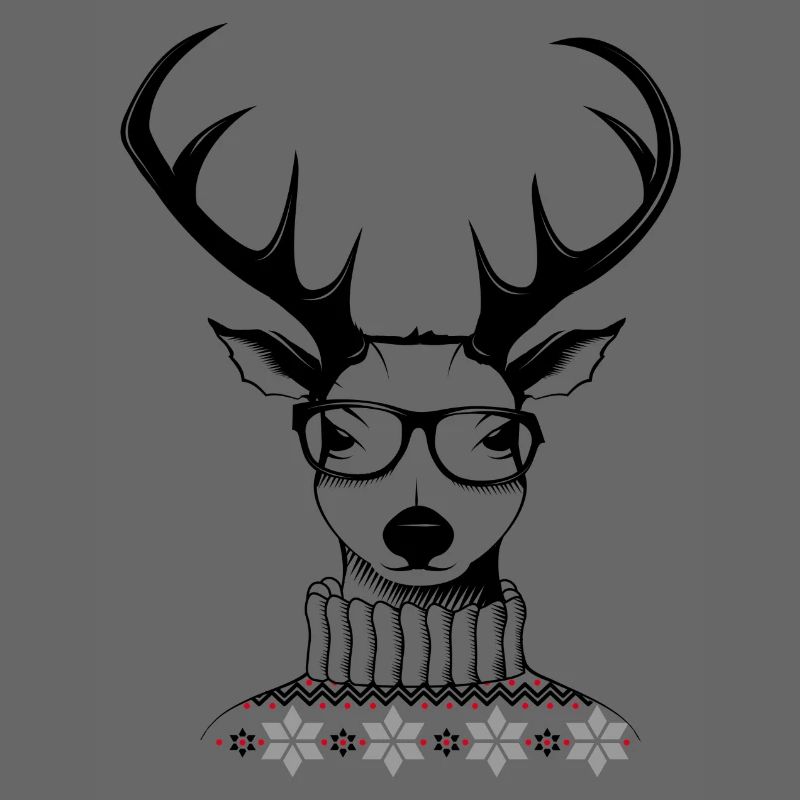 Hipster deer