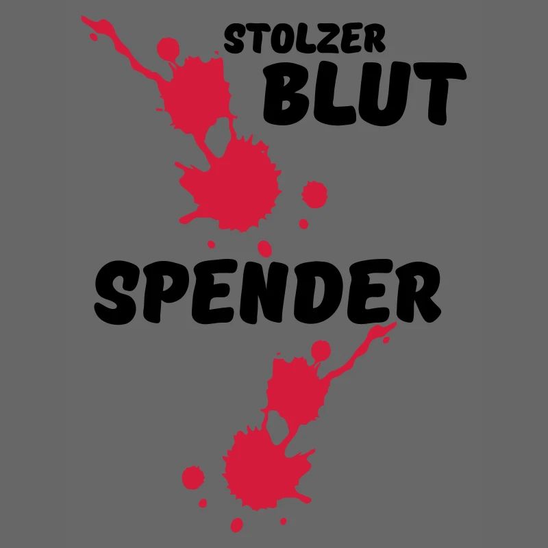 Stolzer Blutspender Blut Spende Geschenk Medizin