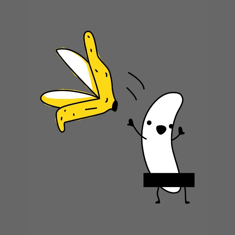 Nackte Banane