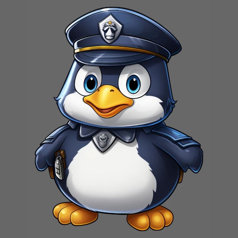 Policier pingouin
