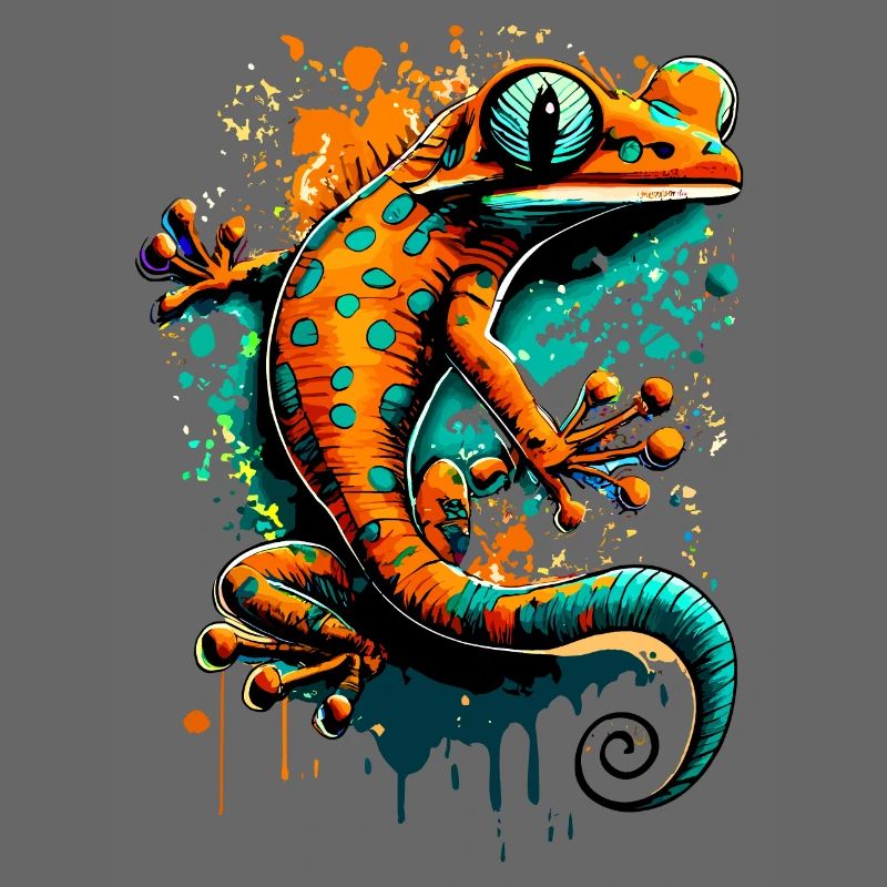 Lizard Colorful - Gecko Salamander Lizard
