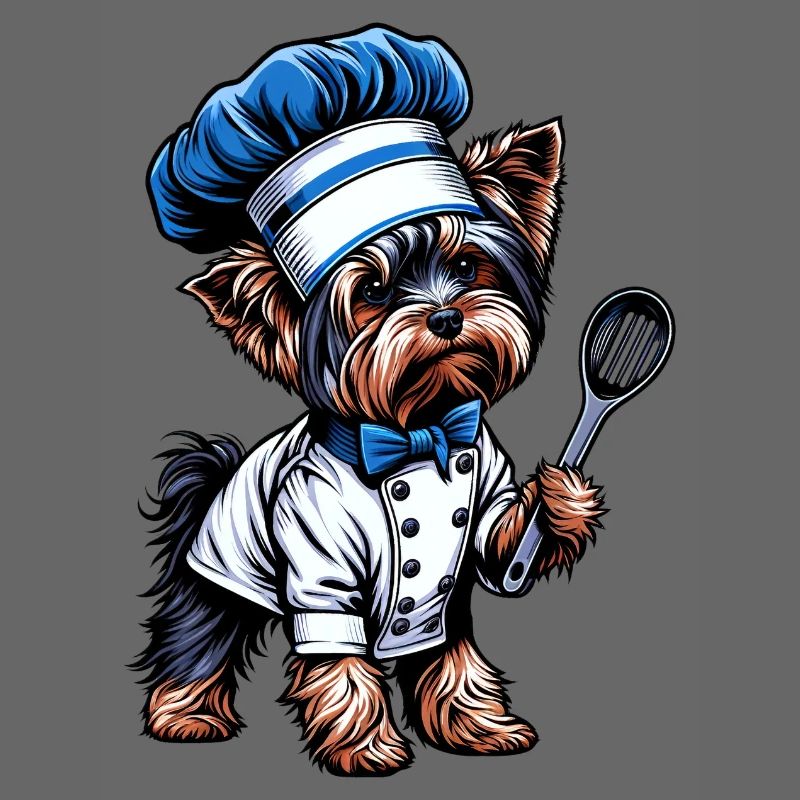 Cuisinier du Yorkshire Terrier