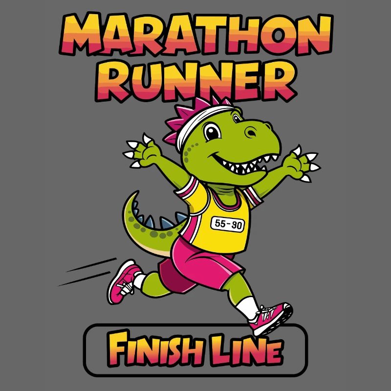T-Rex Marathon Runner