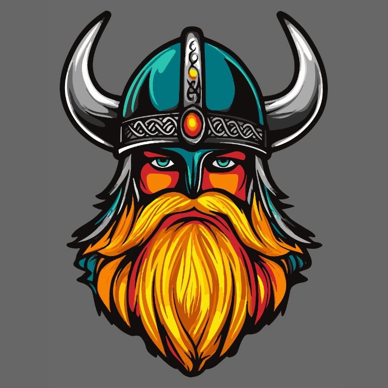 Wikinger Kopf Helm