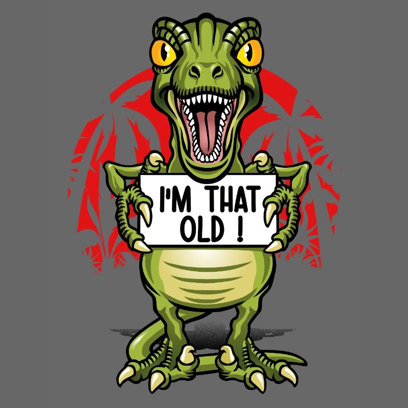 Ich bin ein alter Dinosaurier