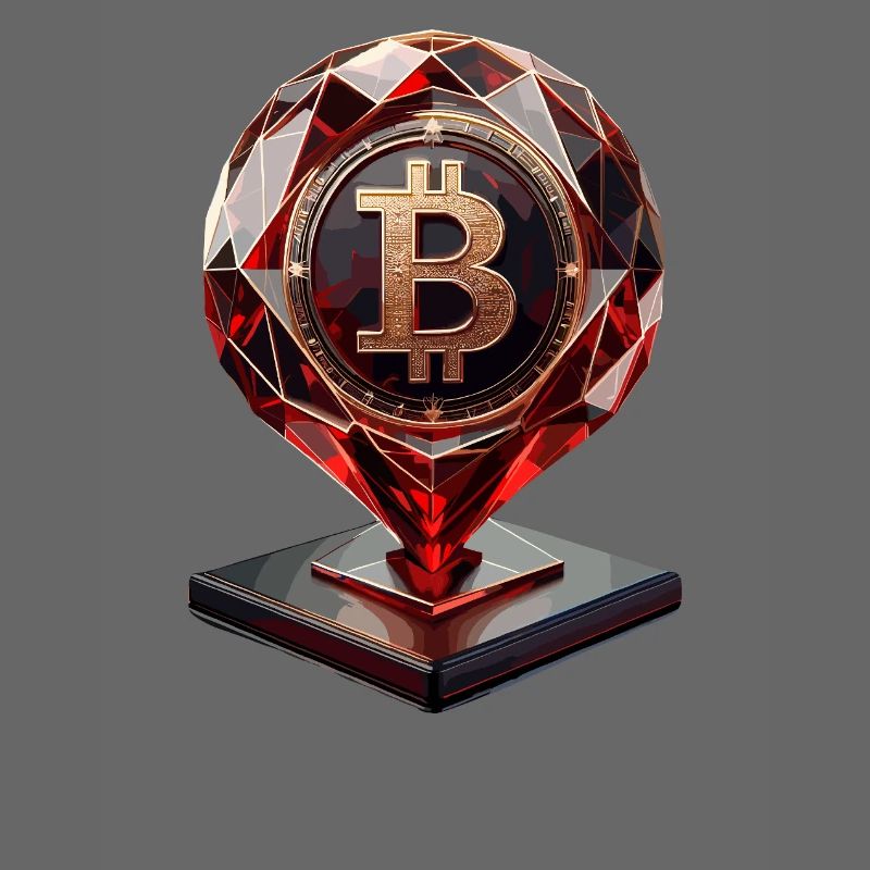 Conception exclusive du trophée Bitcoin