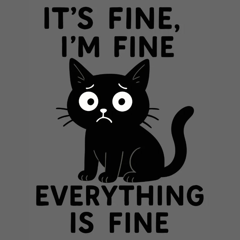 Cat Memes Everything Is Okay Funny Cat