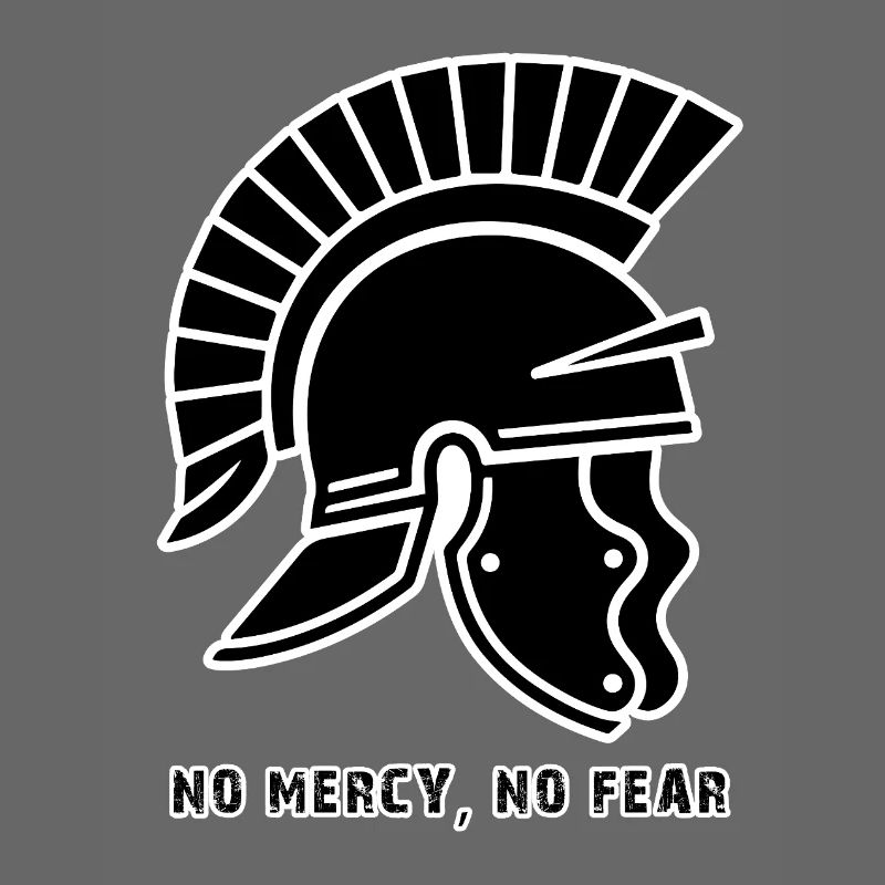 Black Warrior Helmet Without Mercy