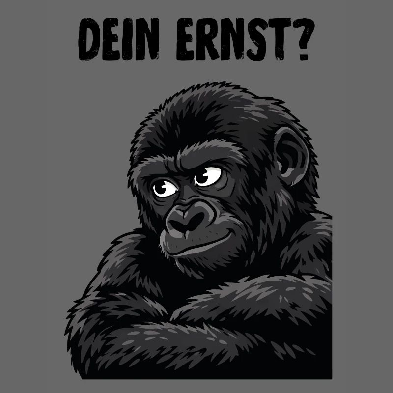 Affe mit skeptischem Blick - dein ernst?