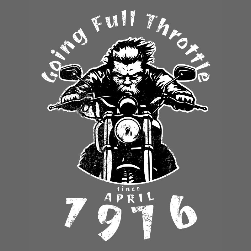 50. Geburtstag Going Full Throttle Since 04/1976
