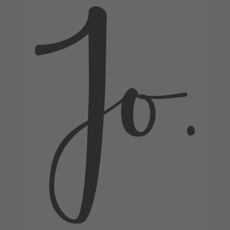 Jo – Conception de texte de lettrage manuel