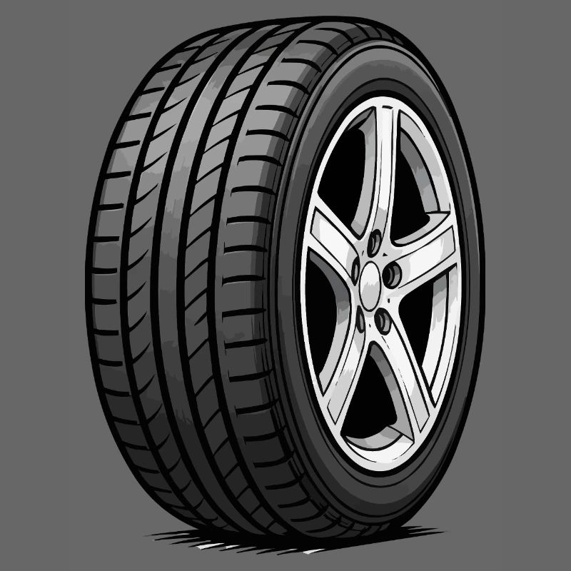 Car Tire Wheel Tread Pattern