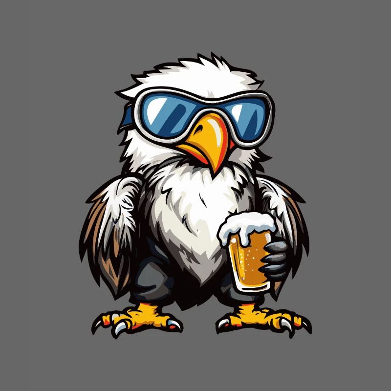 Adler Apres Ski Bier Comic