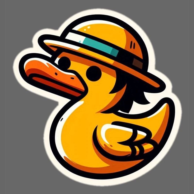 Ente mit Hut