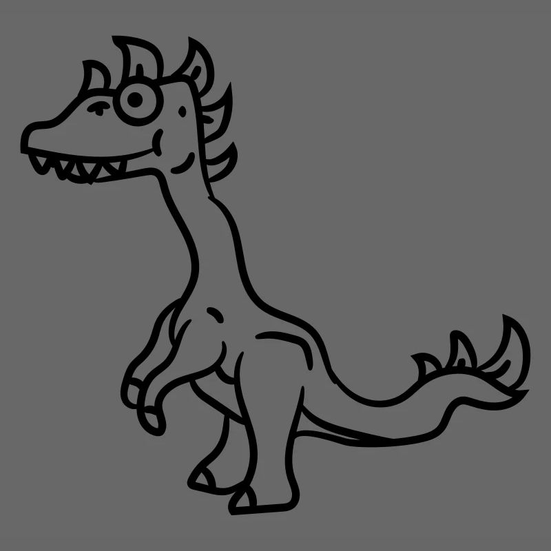 Gefährlicher Raptor fleischfresser Dino