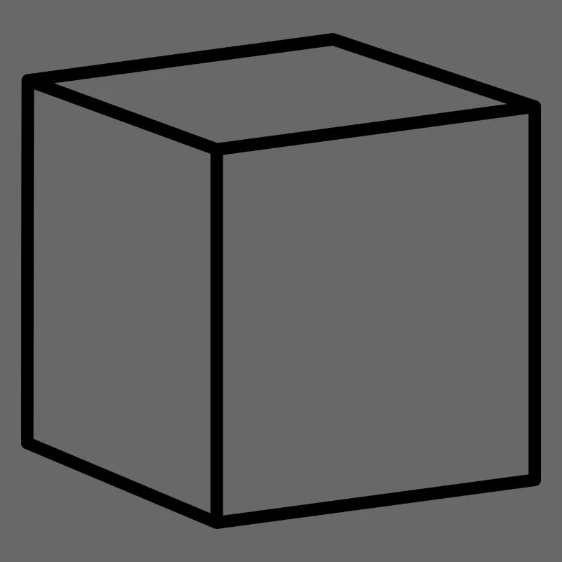 Schwarzer Würfel