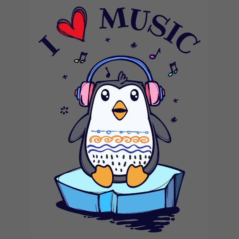 Seevogel Cool Herz PinguinTier Statement