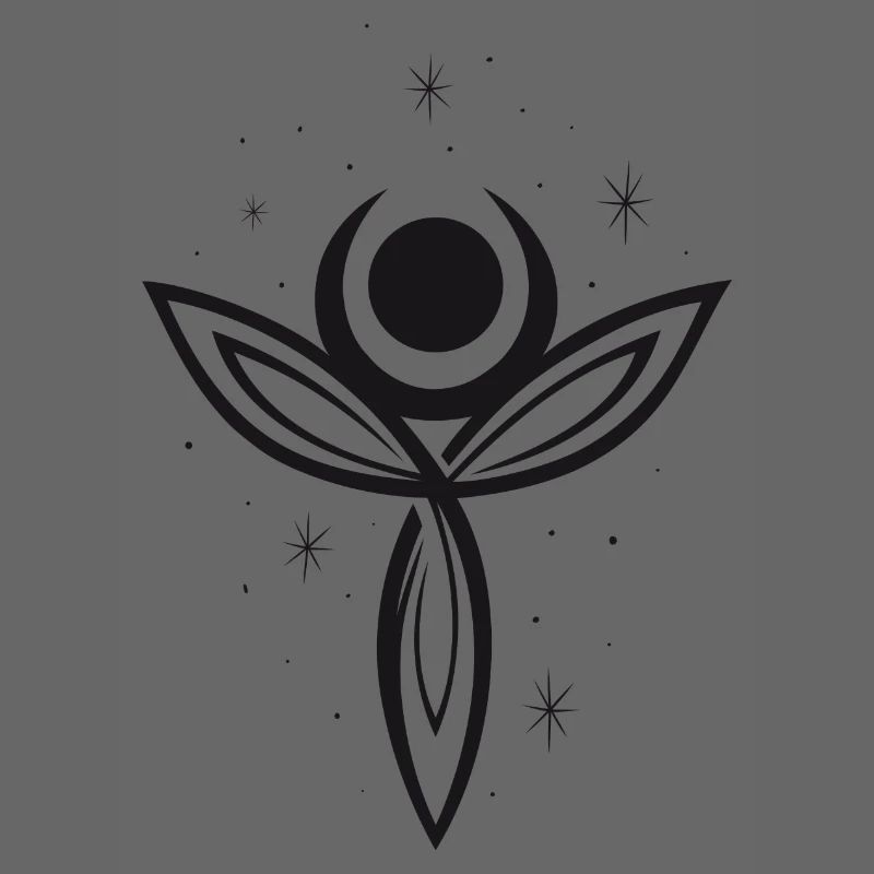 Déesse Lune Déesse Trinity Triquetra