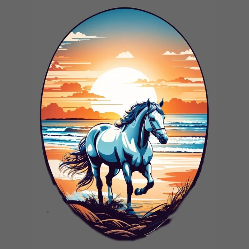 Pferd am Strand