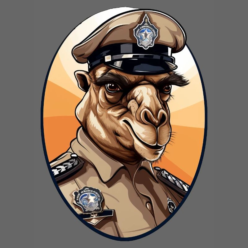 Kamel Polizei