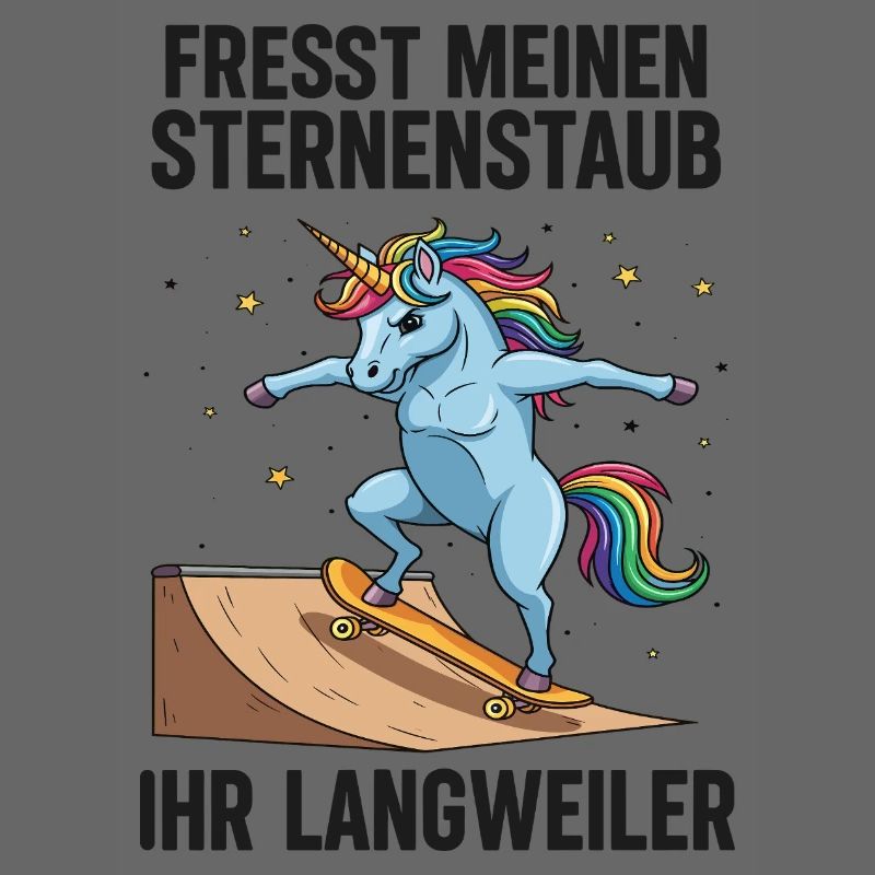 Skateboard-Einhorn