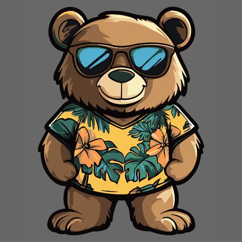 Bear Comic Vacation