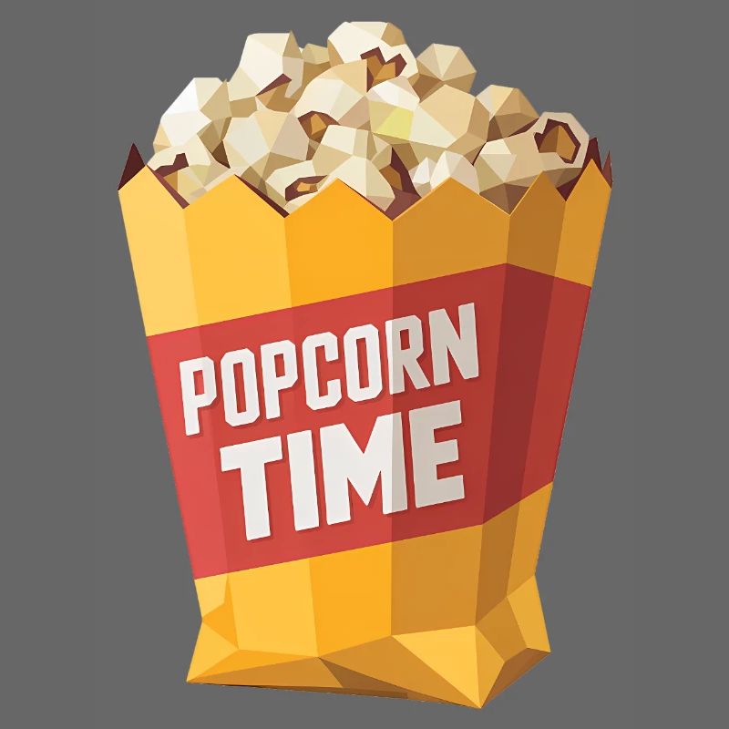 Sac à pop-corn - Cool Low Poly Logo