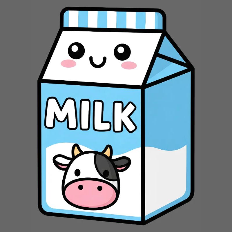 Milchkarton-Kuh