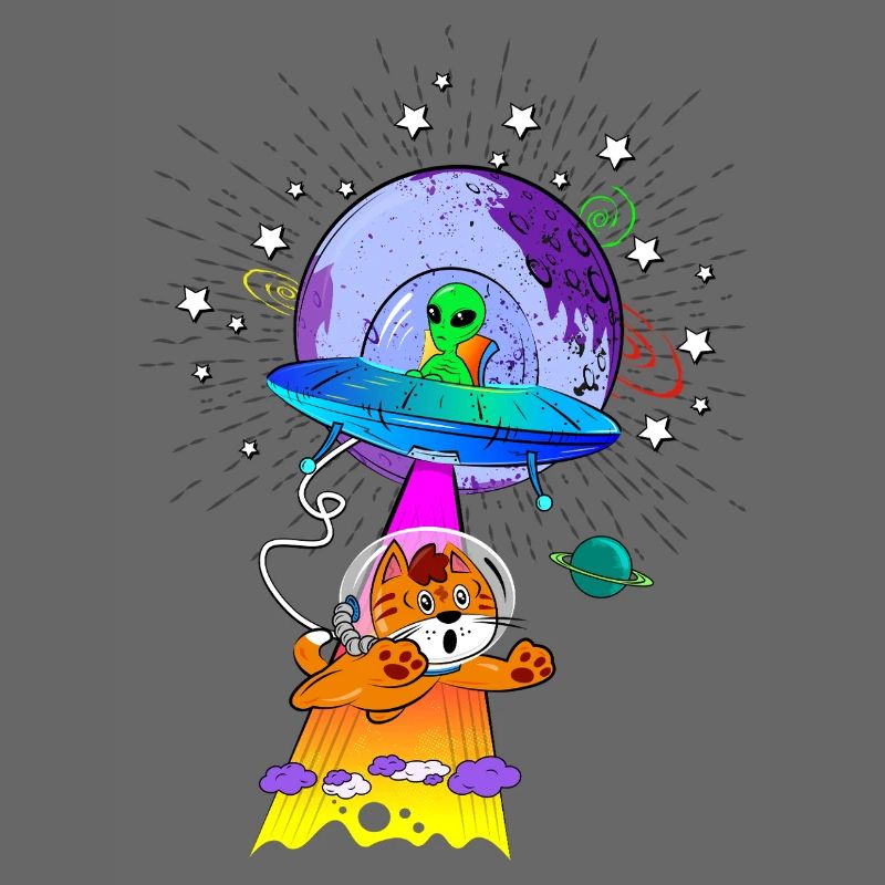Kosmische Katzen-UFO-Abenteuer