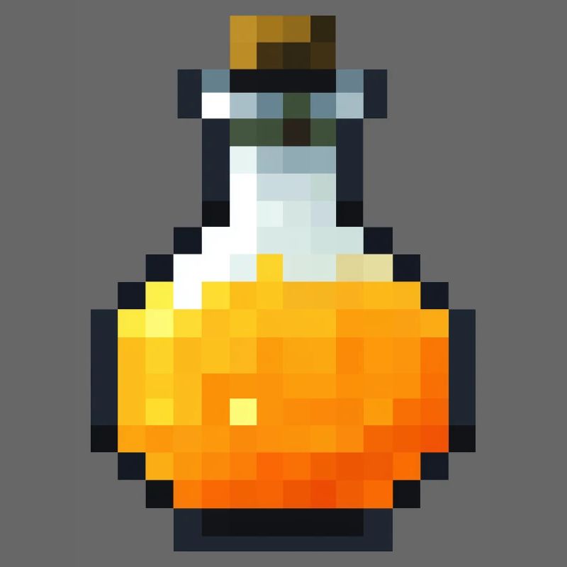 Potion pixel art style rétro 8 bit