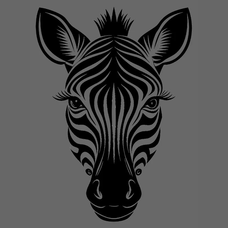 Zebra face