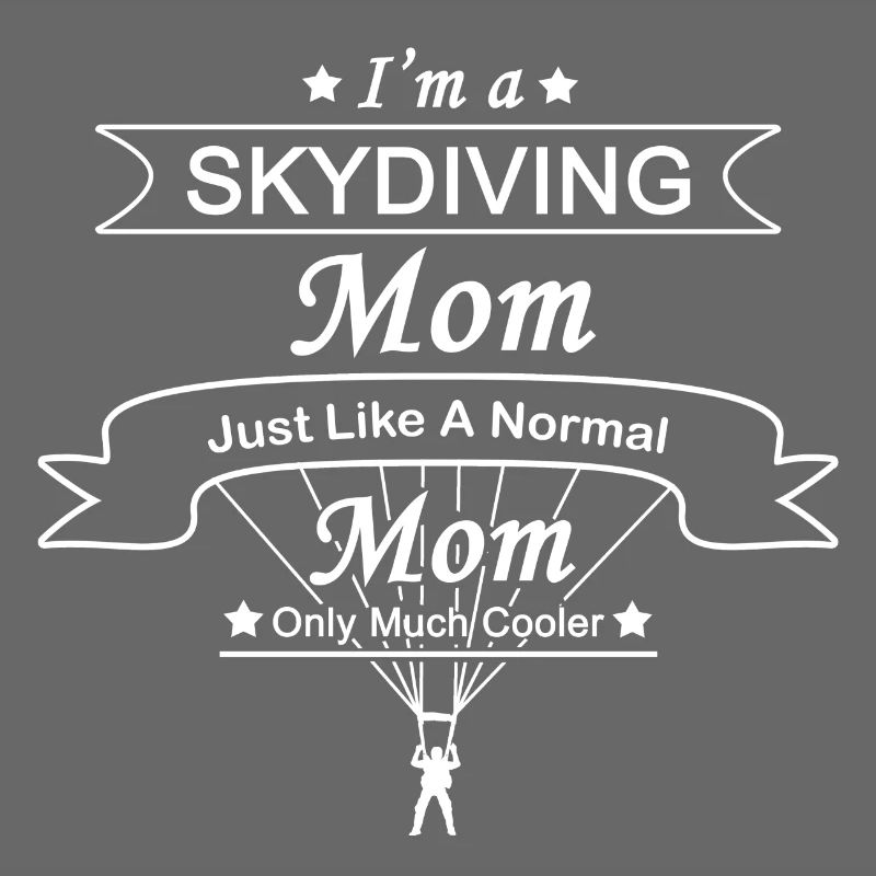Skydiving Mutter: Original-Geschenk-Entwurf