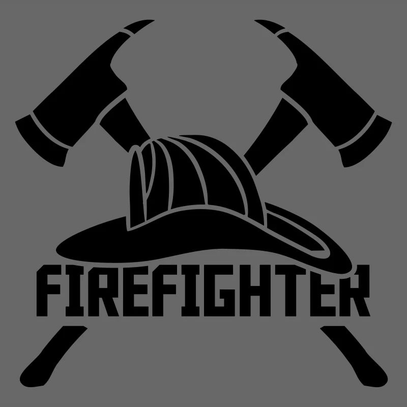 Feuerwehr Helm 2 Äxte