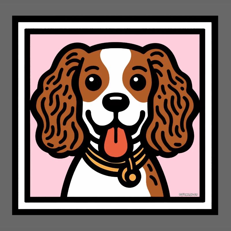 Cavalier King Charles Spaniel Pop Art