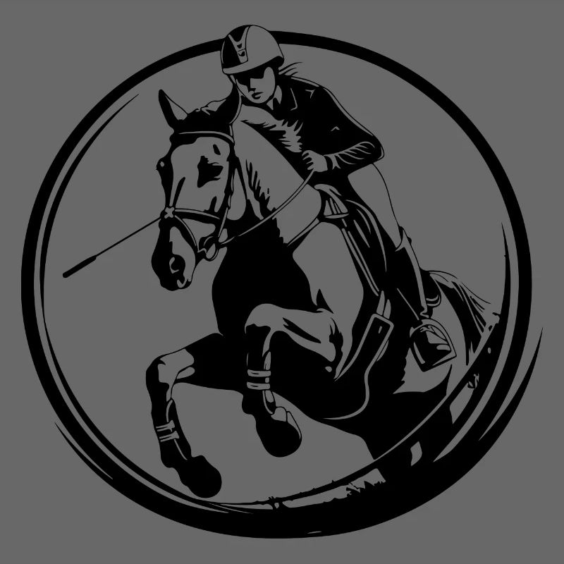 Reiten Pferd Silhouette