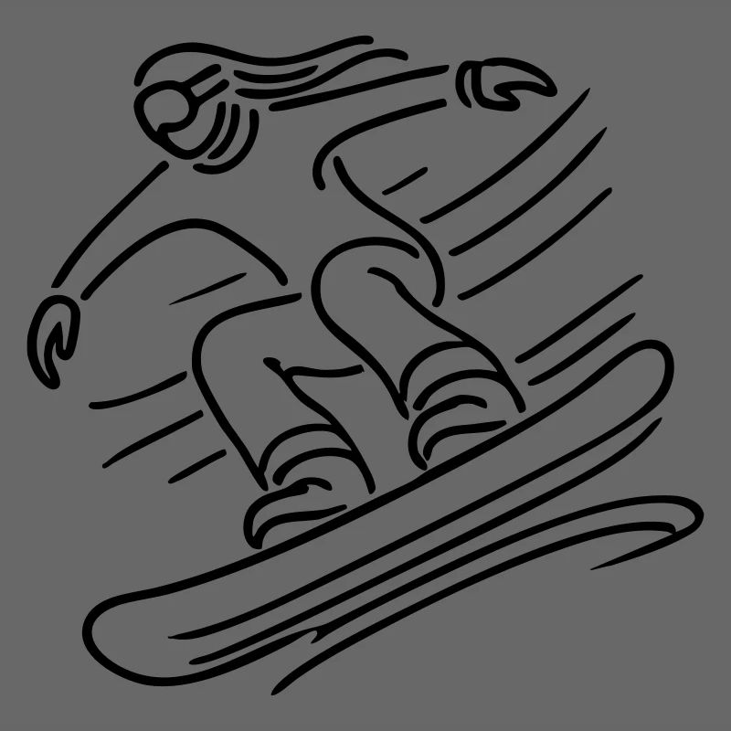 Snowboarder Snowboard