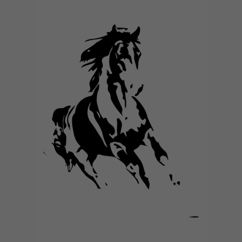 Laufendes Pferd 01