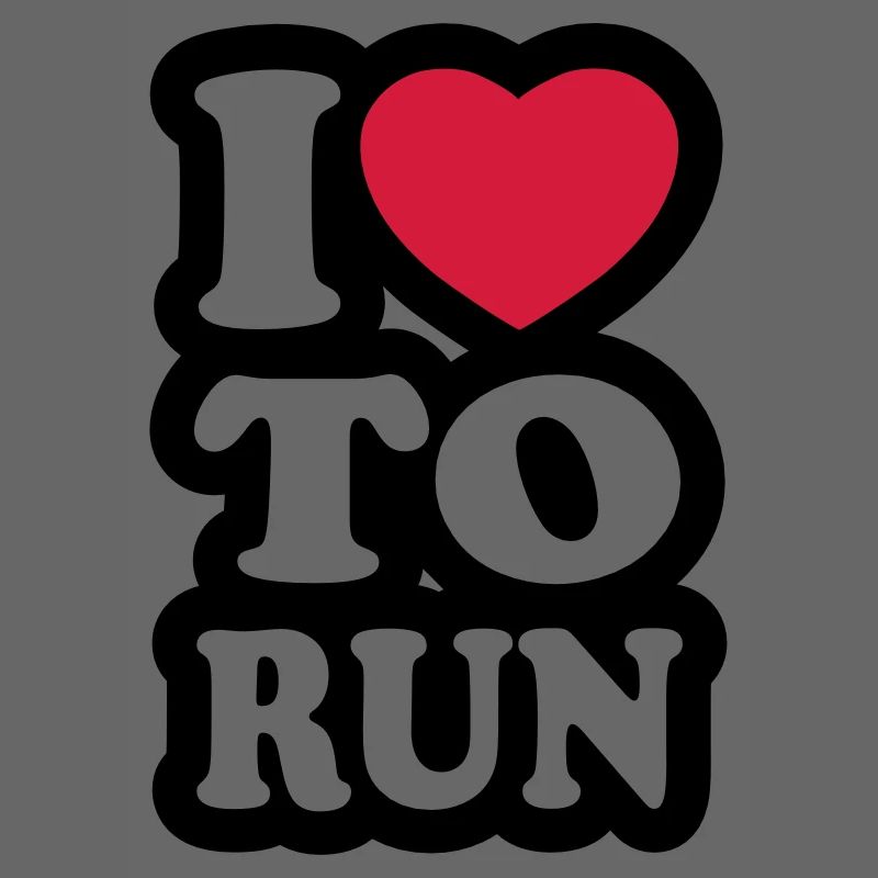 I love to run - J'aime courir