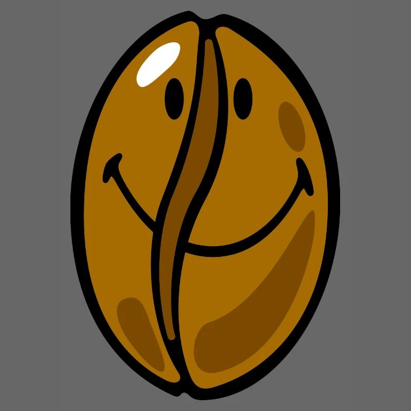 Smiley Coffee Bean