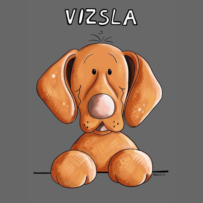 Neugieriger Vizsla