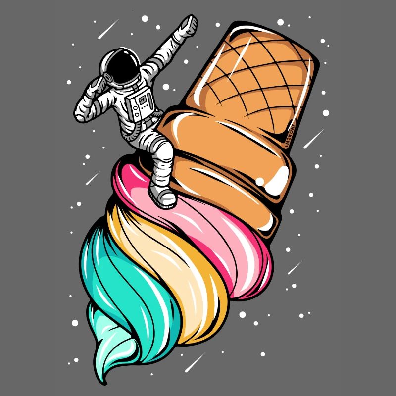 Weltraum-Eis-Astronaut