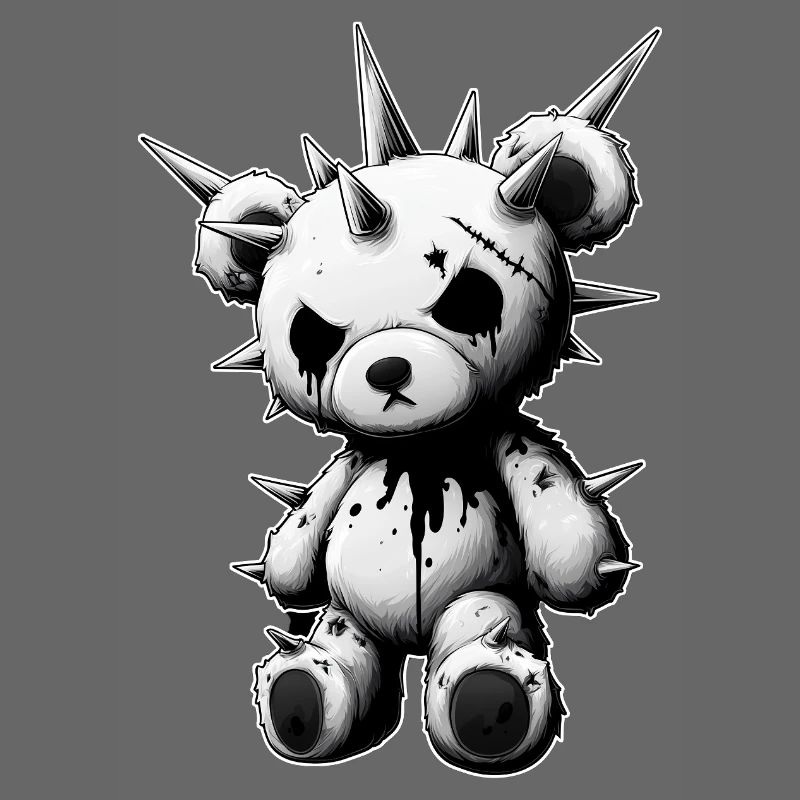 Teddy Gothic à pointes