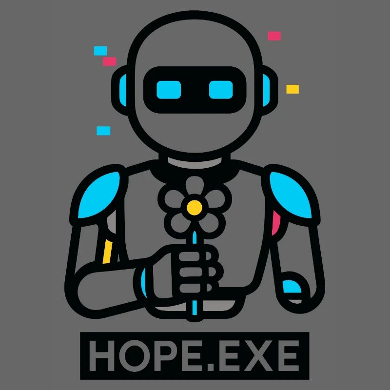 HOPE.EXE – Robot avec fleur