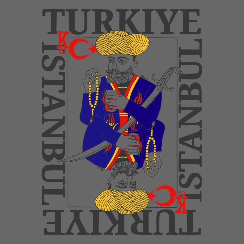 Sultan Ottoman Turkish Warrior King Card Modern Game