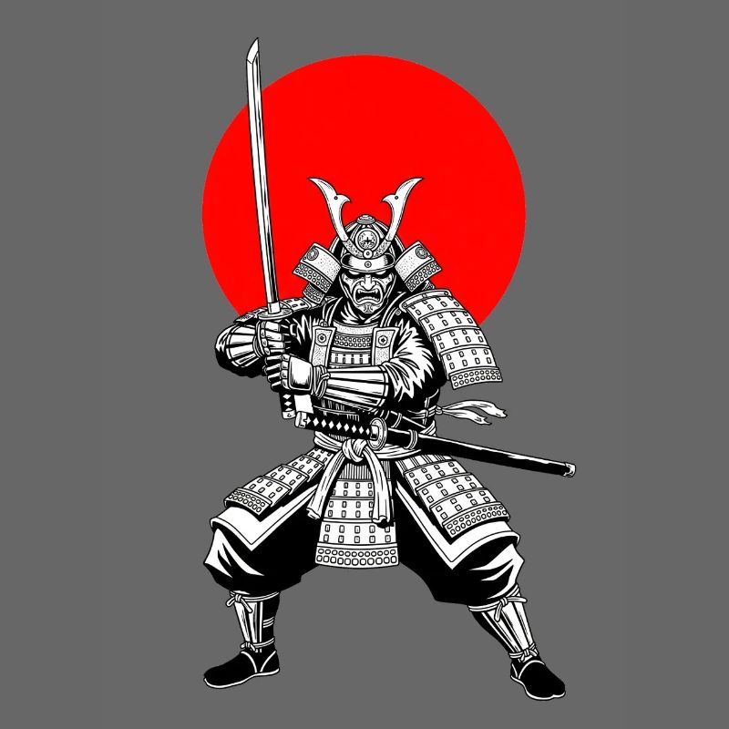 Traditioneller Samurai Krieger