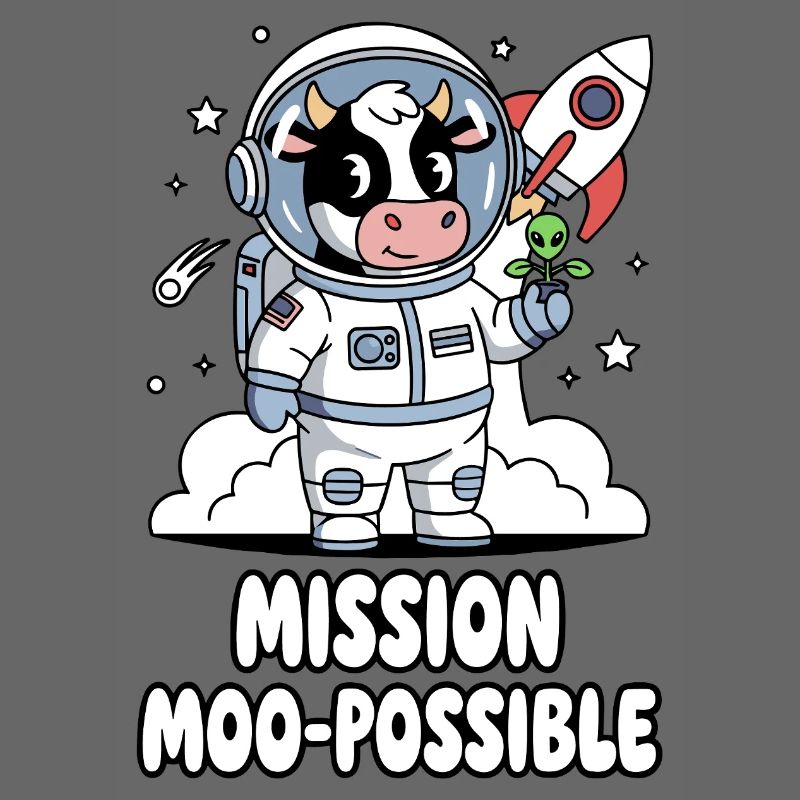 Mission Moo-possible Space Cow Design