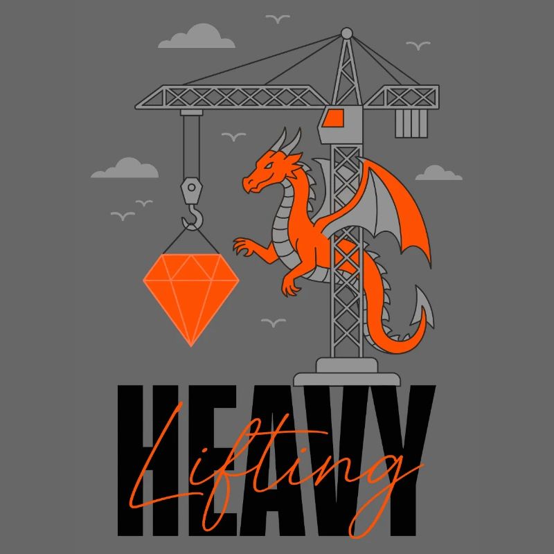 Heavy Lifting Drache Kran