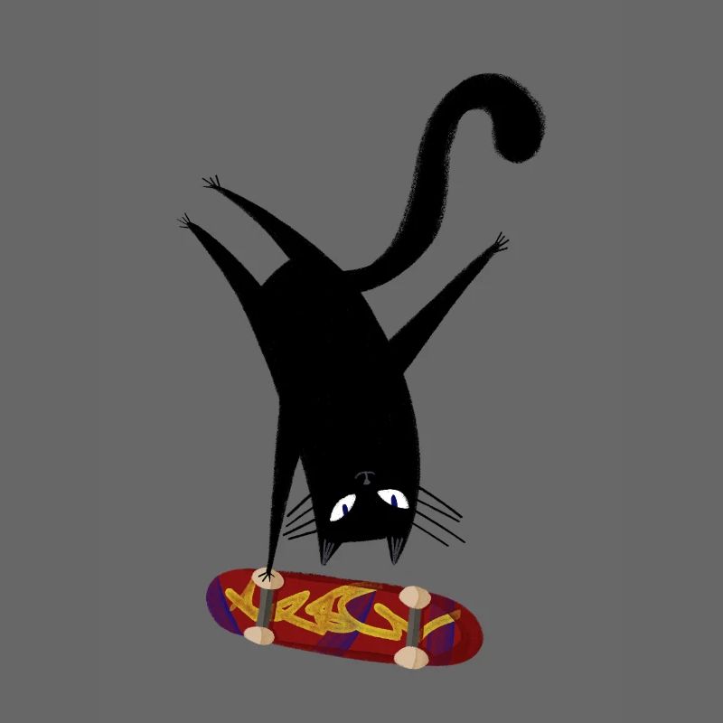 Cat Skateboard