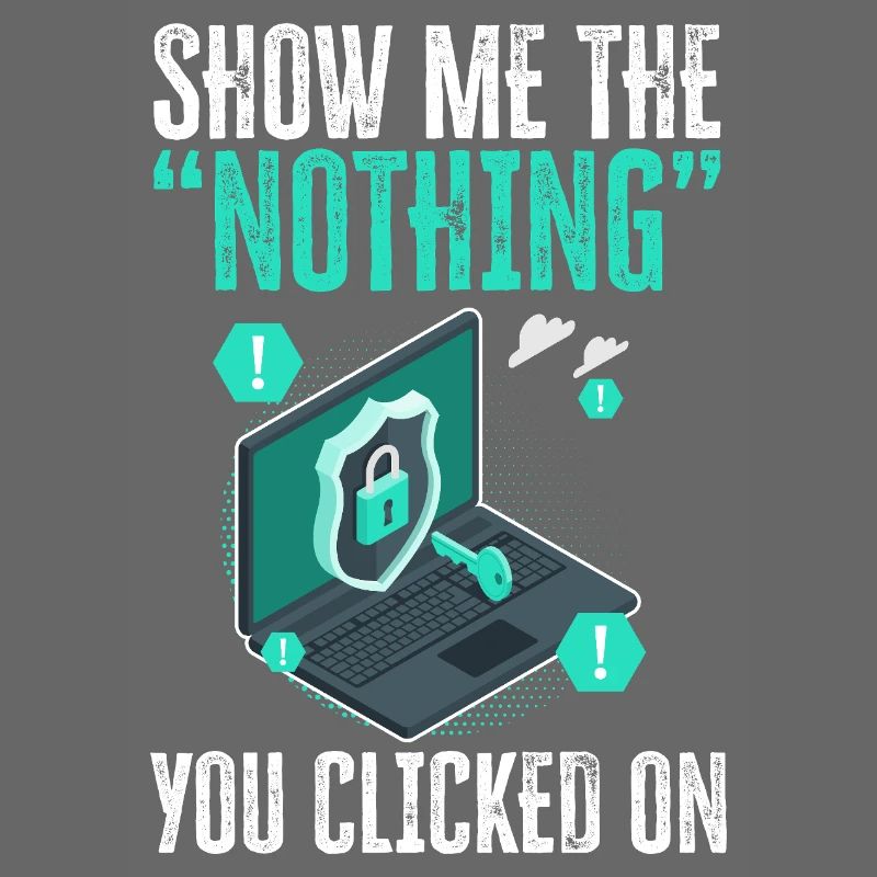 Lustiges Cybersicherheits-IT-Support-IT-Sicherheitsnetzwerk