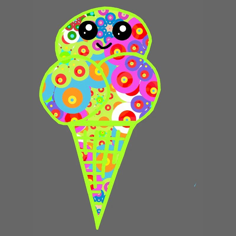 Retro Eis Vintage Kinder Kind 60er 